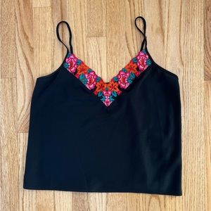Black tank top